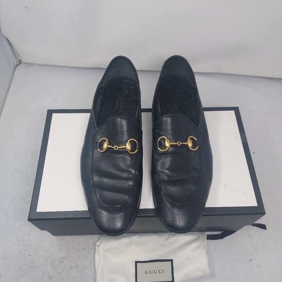 Gucci MENS Brixton Black Horsebit Loafer Shoe - Picture 6 of 12